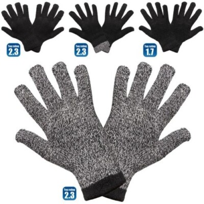 Guanti Invernali Touchscreen Unisex - Lana E Acrilico Per Uomo E Donna