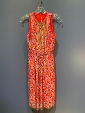 Womens Size 2 Dress, TAHARI, Sleeveless, Floral, Jeweled, Lined, MSRP 148.00 NWT