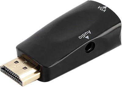 Hdmi Auf Klinke 3.5 Adapter, HD 1080P HDMI-Buchse auf VGA-Buchse Konverter Adapt