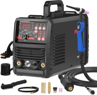 TIG Welder 200 Amp 5 in 1 TIG Welding Machine DC Tig/Spot Tig/Pulse Tig/Stick, 1