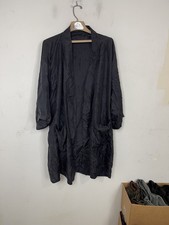 Women's 100 Silk Robe Kimono Tie Belt One Size Fits All Gray