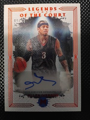 2023-24 Topps Motif Allen Iverson Legends Of Game Auto Orange (09/25) I 🔥🔥🔥
