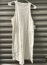 Gap Dress Womens XS White Tank Sleeveless Scoop Neck Pullover Knit Basic