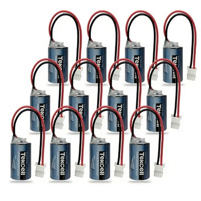New 15pcs for Tekcell SB-AA02 3.6V 1/2AA 1200mAh Battery for LS14250 PLC Battery