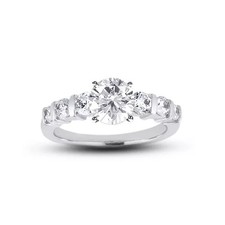 Vintage Classic Wedding Band Solid 14K Gold 1.50 CT Round Natural Diamond H SI2