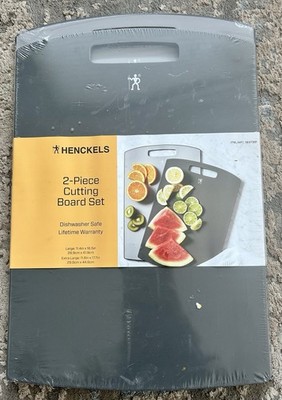 New Henckels Cutting Board Set 2pc. Lifetime Warranty! 11.8 x17.7  & 11.4 x16.5 
