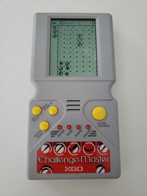 Vintage GO Challenge Master 60-2451 Electronic Handheld Game Tested Like Tetris