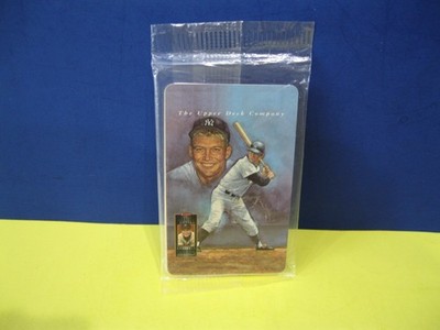 1993 THE GLOBAL CALLING CARD UPPER DECK MICKEY MANTLE (5) CARD SET