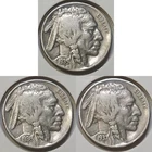 Lot of (3) Buffalo Nickels: 1935-P, 1936-P, 1937-P - VF (Lot #1)