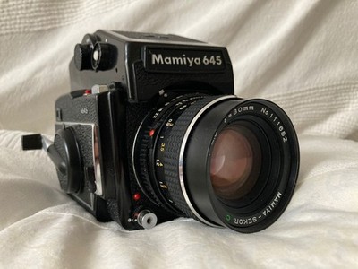 Mamiya M645 + Sekor C 80mm f/2,8 + AE-Prism, Medium Format Camera, 120 Film