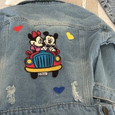 Girls Jean Jacket, Size 6-7 Years Old, Hand m...