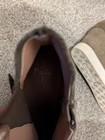 L. Paolo Olive Size 9 M suede wedge Heel White rubber sole EUC — photo 4
