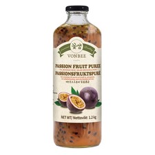 Vonbee Passion Fruit Puree Drink Cold Hot Tea Salad Dressing Bottle Pack 1.2kg