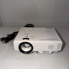 Jinhoo M10 White Full HD 1080P Portable USB /HDMI/VGA Mini Projector