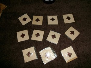 11 Antique GIRL GUARDS Member Badge / Pins, Guessing WWII, Never Used