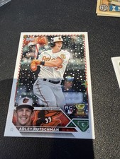 2023 Topps Holiday - Candy Cane Bat Variation #H50 Adley Rutschman Trading Card