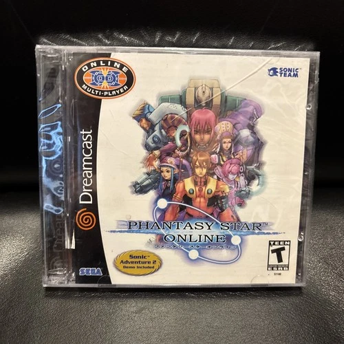Phantasy Star Online Sega Dreamcast, 2000 Complete 2 Discs New Sealed