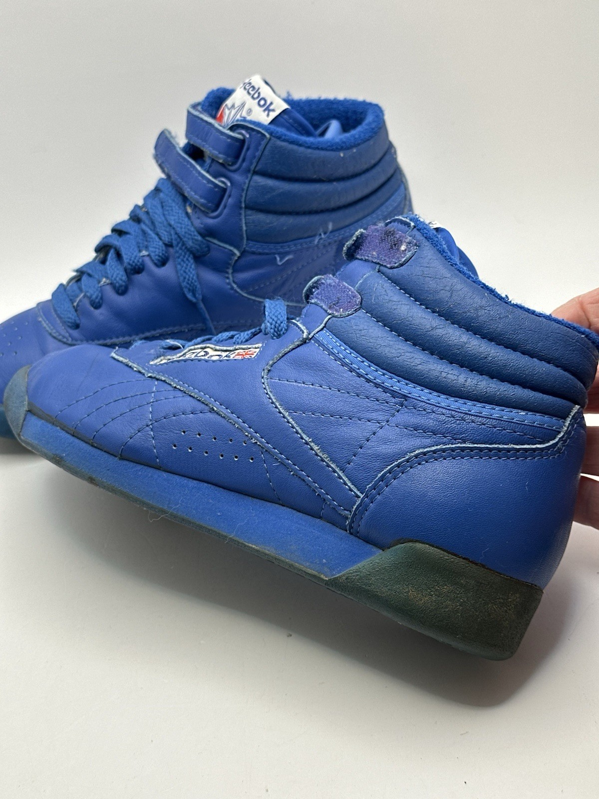 Early 1980s Women’s Blue Reebok Classic Freestyle High Tops  Size 7 thumbnail 2