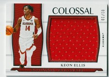2022 National Treasures Patch 1/10 (Bookend 1/1) Keon Ellis Alabama Crimson Tide