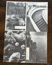 Sci-Tech News Magazine - 4 issues from 1976 and 1977 - Science Library - HTF