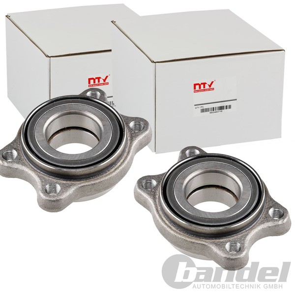 2X NTY RADLAGER-SATZ Vorne Beidseitig Passend FÜR Audi A6 A8 R8 VW Phaeton-image