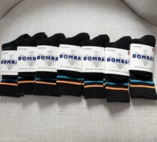 Bombas Socks Crew Black Size XS Lot Of 6 Pair Women  s 5-6.5 Shoe Lot Of 7