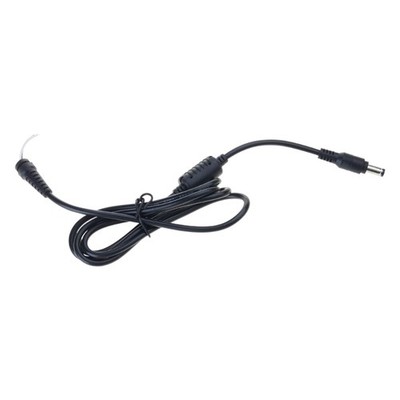 Straight Power Male Plug to Bare Wire Open End Pigtail Power Cable C