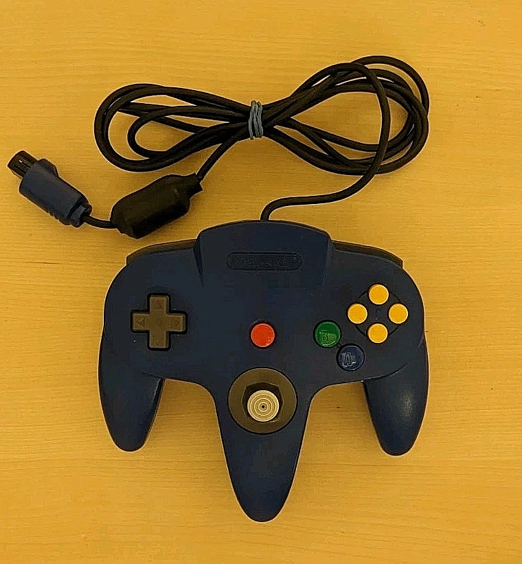 Nintendo 64 Manette de Jeu - Bleue (NUS-005) - Photo 1/1