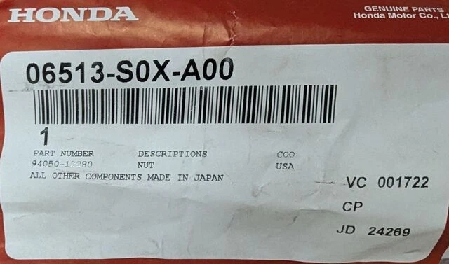 Juego estabilizador eslabón delantero genuino Honda 2001-2005 Acura MDX 06513-S0X-A00 Foto 4 de 4