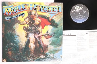 LP MOLLY HATCHET Flirtin' With Disast 253P165PROMO EPIC JAPAN PROMO