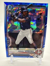 2021 Bowman Draft Sapphire Edition #BDC-68 Misael Urbina Minnesota Twins