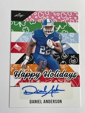 2025 Leaf Metal Happy Holidays Daniel Anderson Auto #BA-DA2