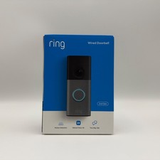 Ring Wired Doorbell 2nd Gen 2K Video Doorbell Factory Sealed New Speckled Gray