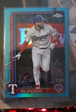 2025 Topps Chrome Update Series - Jake Burger #USC37 Teal Refractor /299