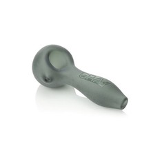 GRAV 4" Sandblasted Matte Classic Spoon, QUALITY Glass, AUTHORIZED DEALER, Smoke