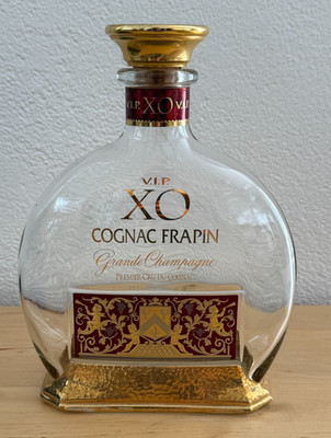 Frapin V.I.P. XO Grande Champagne Cognac Karaffe Flasche leer Vintage Frankreich