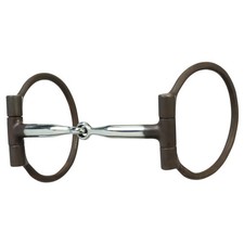 Weaver Leather All Purpose Offset Dee Bit - 5” Sweet Iron Snaffle with Copper
