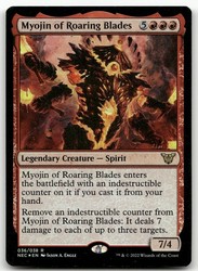 Myojin of Roaring Blades #36 (Foil) - Commander: Kamigawa: Neon Dynasty