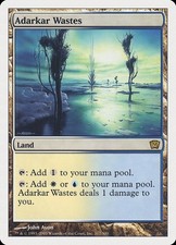 MTG Magic the Gathering Adarkar Wastes (317/359) Ninth Edition MP