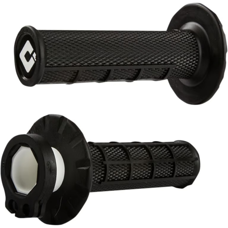 ODI V2 Lock-On 1/2 Waffle Grips - Black Motorcycle Street Bike Dirt Bike H36HWB