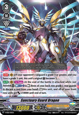 Vanguard TCG card V-SS06/001EN C Sanctuary Guard Dragon Majesty Lord Blaster