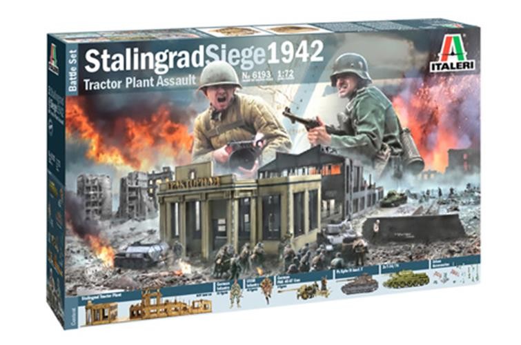 ITALERI 1:72 1/72 Stalingrad Battle WWII 1942 MODEL SCENE KIT 6193
