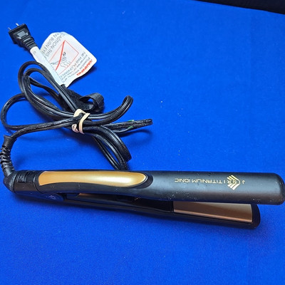 Jinri Titanium Plate Mini Flat Iron Hair Straightener Black JR-810  TESTED