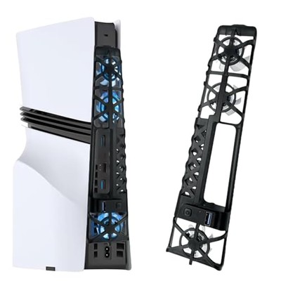 AriKroii Cooling Fan for PS5 Pro/Slim Console Automatic Fan Speed Adjustable by