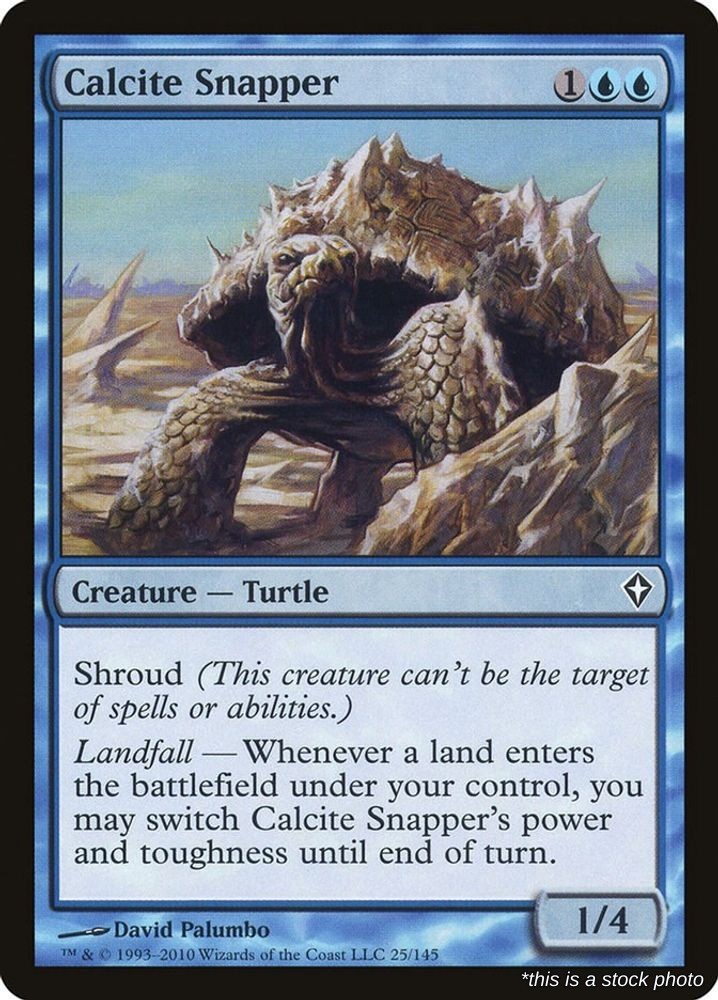 Calcite Snapper (WWK 25), Normal, Worldwake, MTG