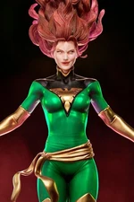 MARVEL COMICS X-MEN - PHOENIX BDS GREEN VARIANT (EXCLUSIVE) ART SCALE 1/10