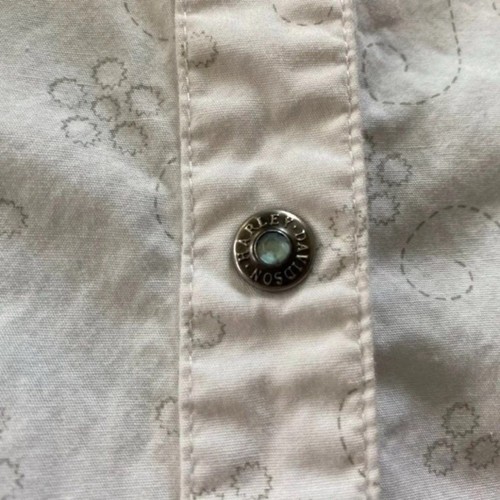 Camicia Harley Davidson bambina a scatto davanti taglia 10-12 anni - Foto 4 di 8