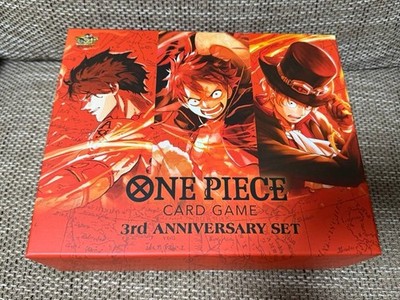 One Piece Card Game 3rd Anniversary Box Supplies Set NO Promo
