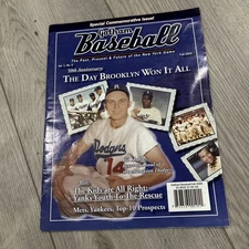 This one is a Gotham Baseball - Fall 2005 special commemorative issue  Brooklyn