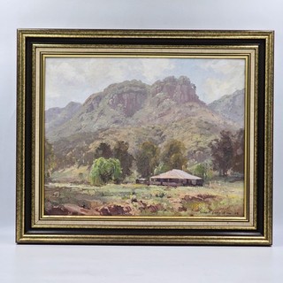 Framed Oil Painting North West Corner Kangaroo Valley Landscape 40x50cm #8743
